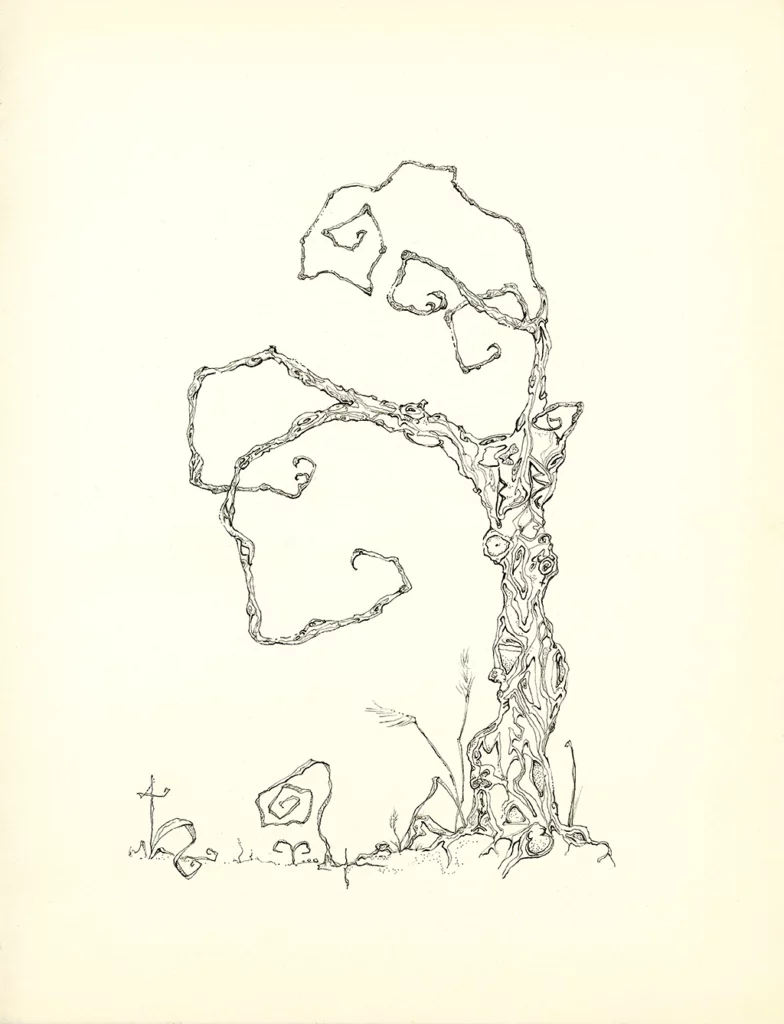 Lineart des Anderweltenbaums