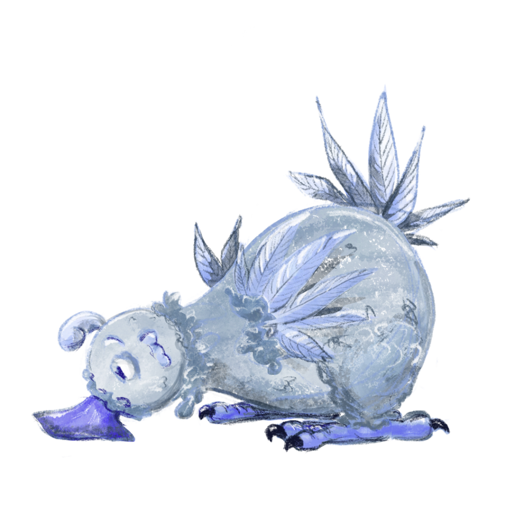Trötentiere in Farbe – Blaues Tröt