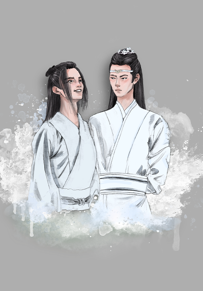 Illustration/Fanartwork © Su Ehlers Original Character © Mo Xiang Tong Xiu (China) Xiao Zhan; Wei Wuxian; Wang Yibo; Lan Wangji; Mo Dao Zu Shi; MDZS; Chén Qíng Lìng; 陈情令