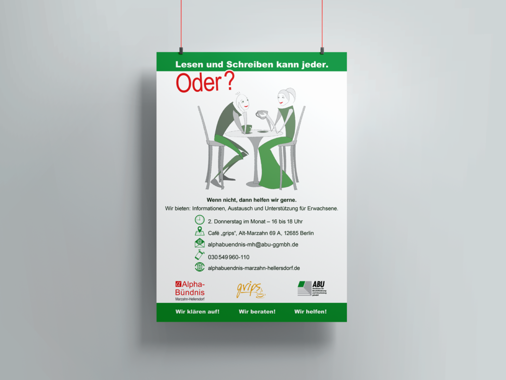 Alpha-Bündnis Alpha Café Poster