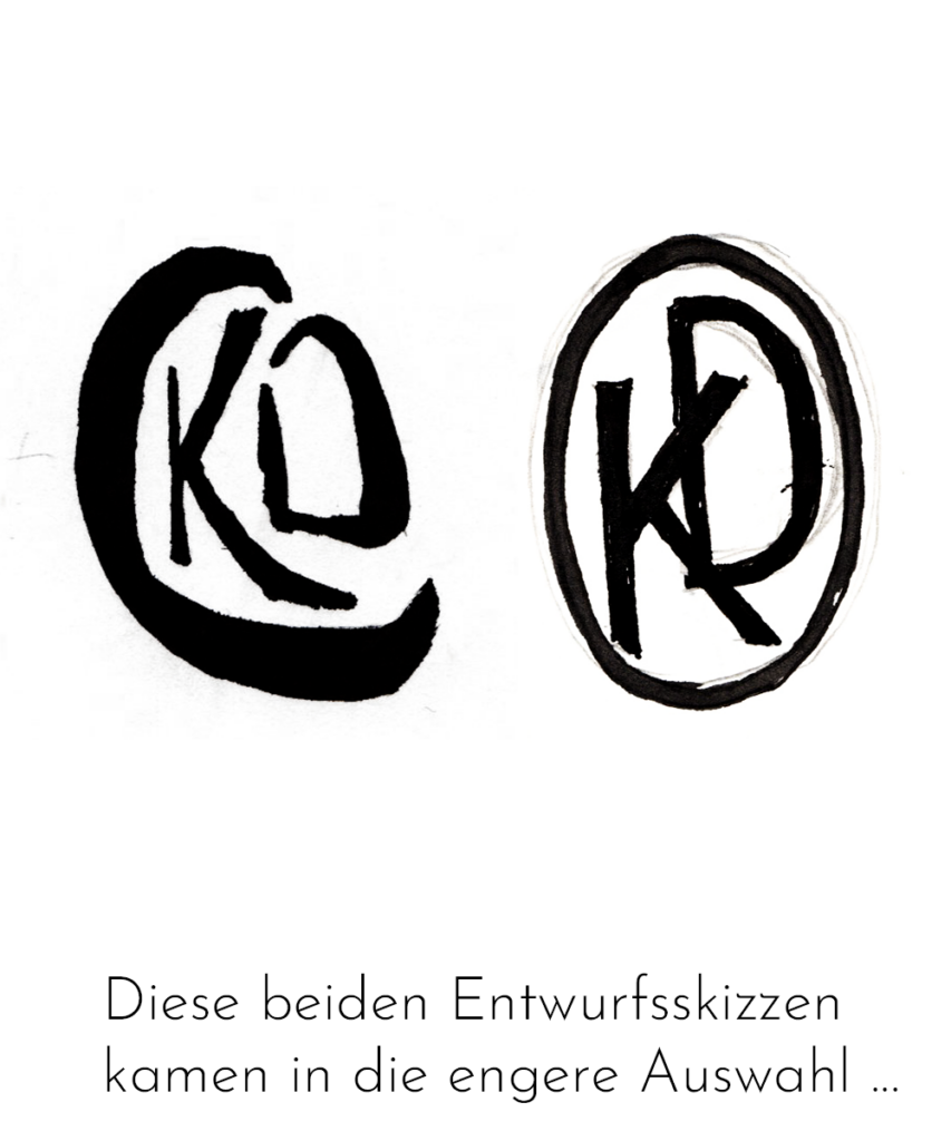 Osteopathie Dorner Signet Entwurfsskizzen 3