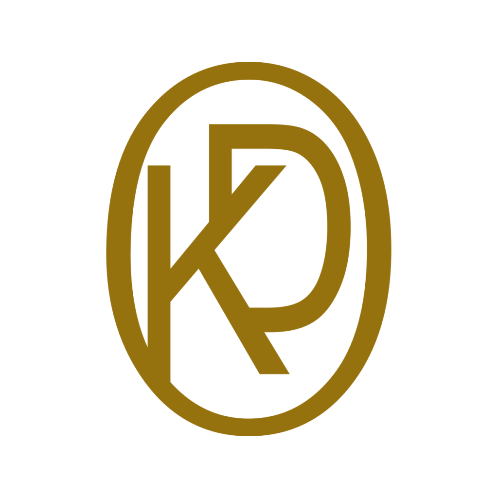 Der Buchstabe O, das die miteinander verbundenen Buchstaben K und D umrahmt. Für die Osteopathin K. Dorner durfte ich ein kleines und feines Branding entwickeln. Eine eigenes, ordentliches Logo rundet ihre Praxis-Unterlagen ab.